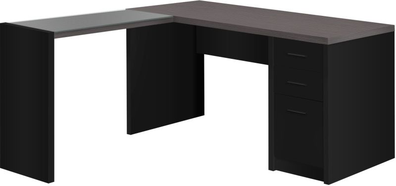 Stratton Computer Desk (Black)