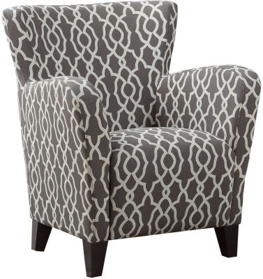 Wolle Accent Chair (Brown & White)