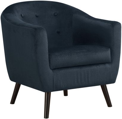 Ujar Accent Chair (Dark Blue)