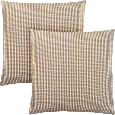 Gine Pillow (Set of 2 - Taupe Abstract)