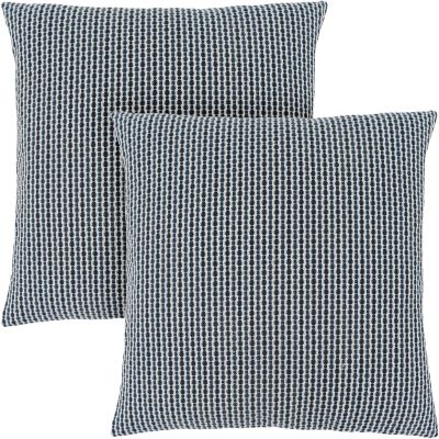 Gine Pillow (Set of 2 - Dark Blue Abstract)