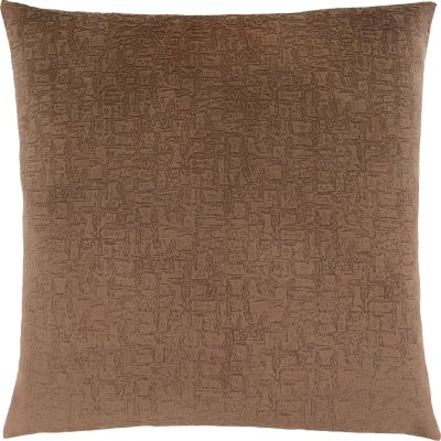 Talo Pillow (Light Brown Mosaic Velvet)