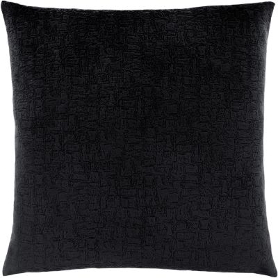 Talo Pillow (Black Mosaic Velvet)
