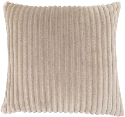 Shago Pillow (Beige Ultra Soft Ribbed)