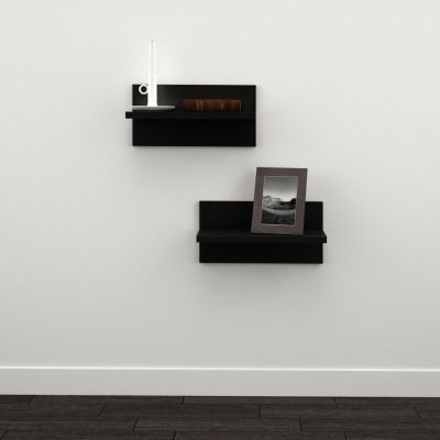 Sereni-T Floating Shelves (Set of 2 - Black & Ebony)