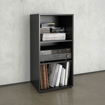 Avenue 2-Shelf Bookcase (Black)