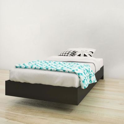 Nexera Twin Size Platform Bed (Black)