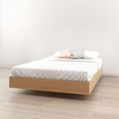 Nexera Full Size Platform Bed (Natural Maple)