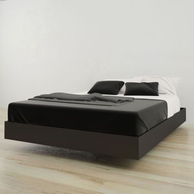 Nexera Queen Size Platform Bed (Black)