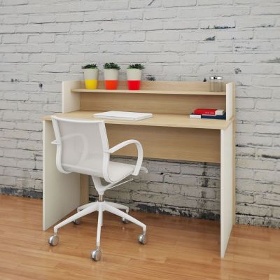 Atelier 48-inch Desk (Natural Maple & Ivory)
