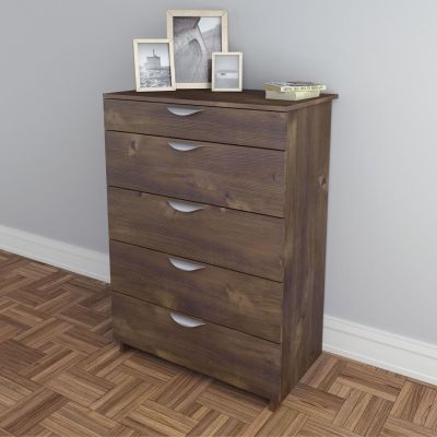Nocce 5-Drawer Chest (Truffle)