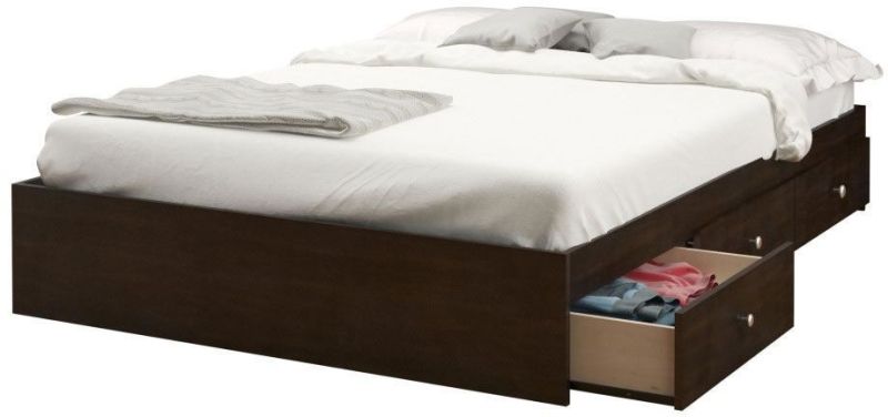 Pocono Full Size Storage Bed (Espresso)