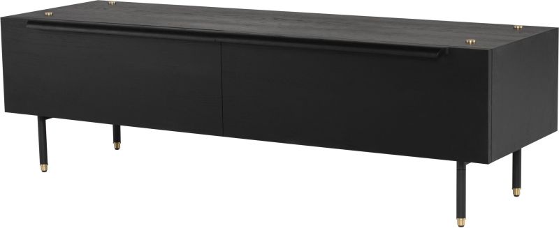 Stacking Cabinet (Low - Black with Black Legs)