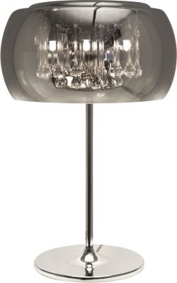 Alain Table Lamp (Silver with Silver Base)
