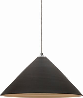 Colette Pendant Light (Black with Silver Fixture)