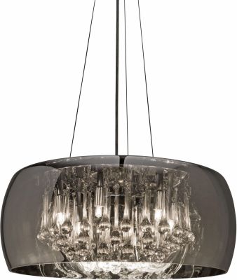 Alain Pendant Light (Silver with Silver Fixture)