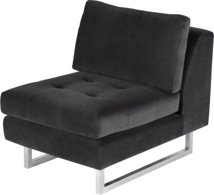 Janis Sofa Extension (Single 25.8 Wide - Shadow Grey)