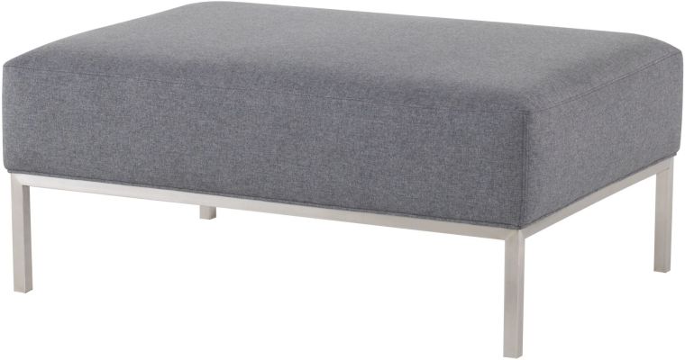 Bryce Ottoman Sofa (Shale Grey)
