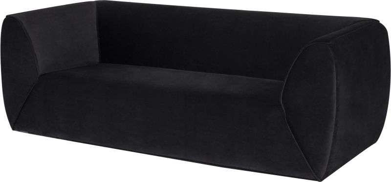 Greta Triple Seat Sofa (Black)