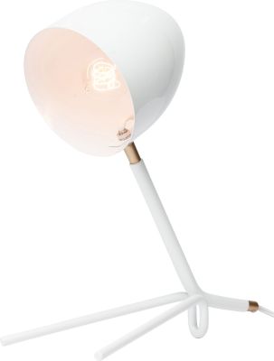 Phare Table Lamp (White with White Body)