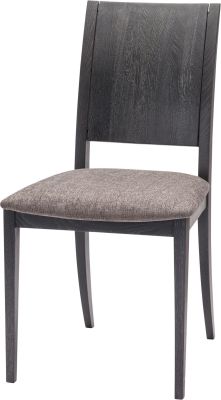 Eska Dining Chair (Dark Grey with Oxidized Grey Oak Frame)