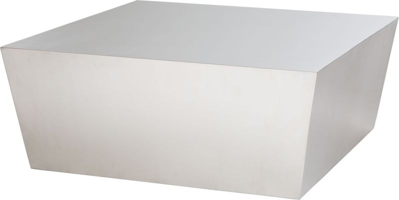 Cube Coffee Table (Brushed - Silver)