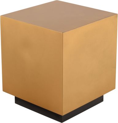 Peyton Side Table (Gold with Black Base)