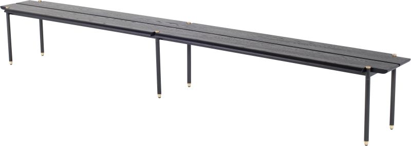Stacking Bench or Modular Shelf (118 Inch - Black)