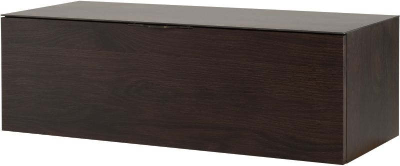Drift Media Unit (Low - Smoked Oak with Antique Brass Accent)