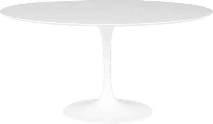Cal Dining Table (Large - White Veneer Top)