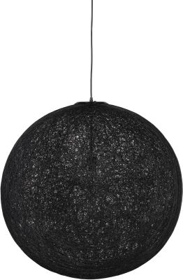 String 30 Pendant Light (Black with Silver Fixture)