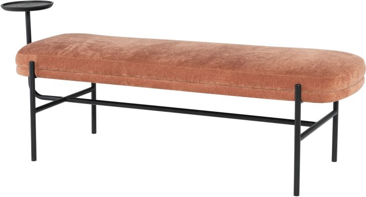 Inna Occasional Bench (Nectarine with Black Legs)