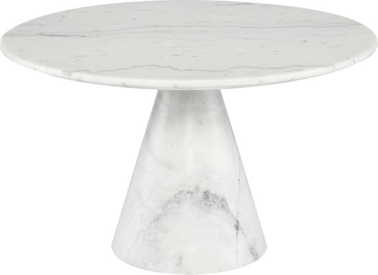 Claudio Coffee Table (Medium - White with White Base)