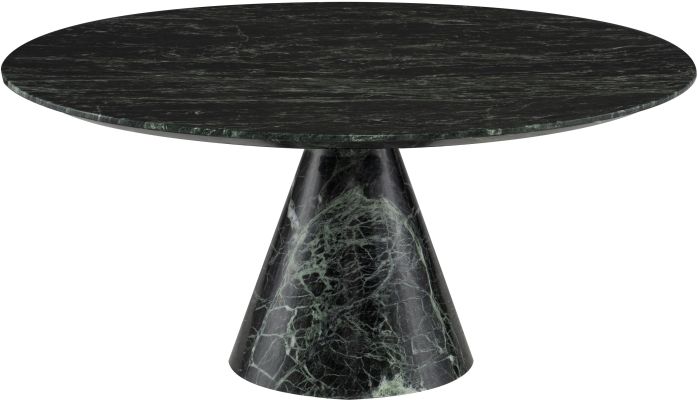 Claudio Coffee Table (Large - Green with Green Base)