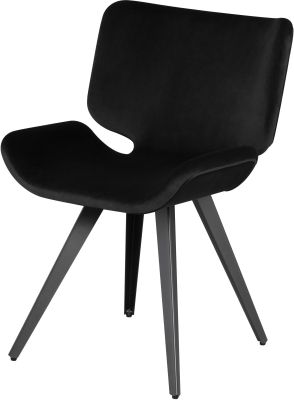 Astra Dining Chair (Shadow Grey with Titanium Legs)