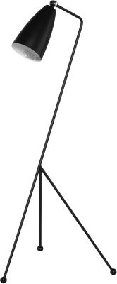 Lucille Floor Lamp (Black with Black Body)