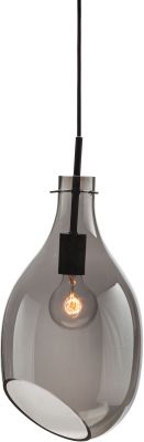 Carling Pendant Light (Grey with Black Fixture)
