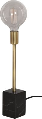 Ewen Table Lamp (Brass with Black Base)