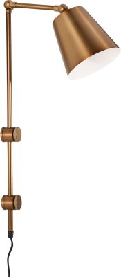 Urma Sconce Lamp (Gold with Gold Fixture)