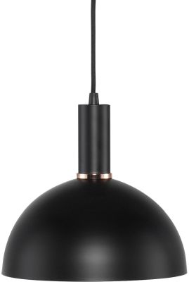 Rosie Mini Pendant Light (Black with Copper Accent)
