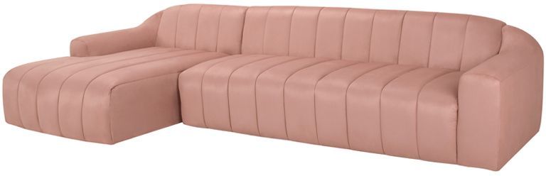 Coraline Sectional Sofa (LHF - Petal Microsuede)