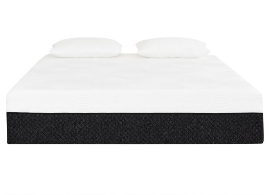 Aspen 14 Inch Hybrid Gel Foam Pocket Coil Mattress with 2 Pillows (Queen)