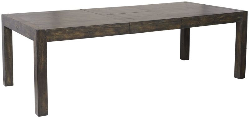 Telegraph Extension Dining Table (Large - Antiqued Grey)