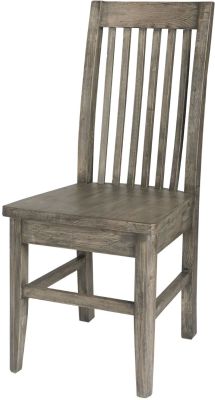 Dublin Dining Chair (Set of 2 - Rustic Taupe - Slat Back)