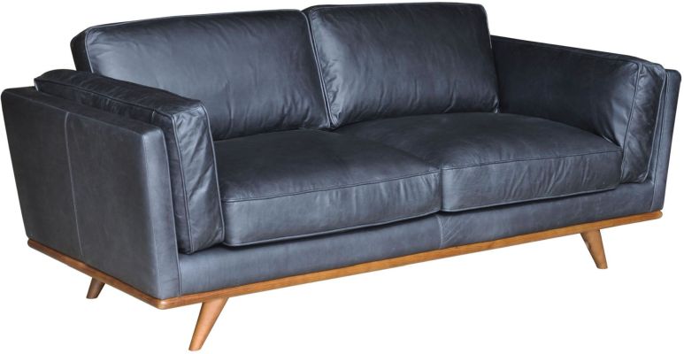Nevada Encore 2.5 Sofa (Charme Black Leather)
