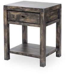 Telegraph Side Table (Small - Antiqued Grey)