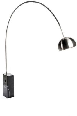 Orb Arco Lamp (Black Marble)