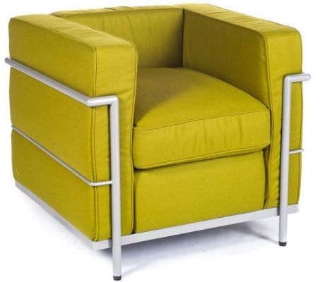 Savoy Chair-Fabric (Grey & Pea Green)
