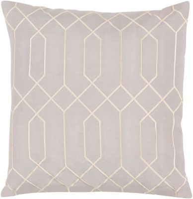 Skyline2 Pillow with Down Fill (Light Gray)