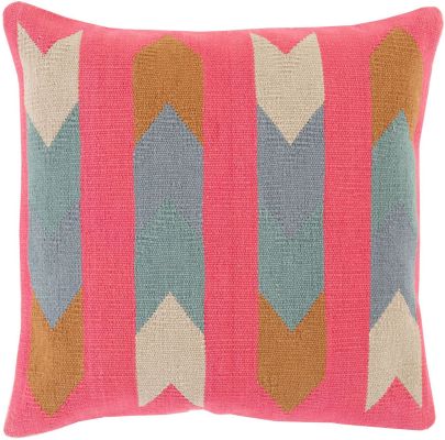Cotton Kilim Pillow (Pink)